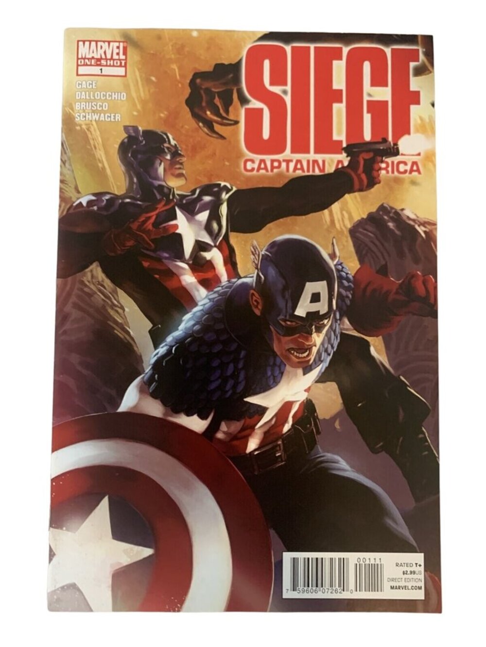 Siege Captain America #1 2010 Marvel One Shot 1st Print VF/NM